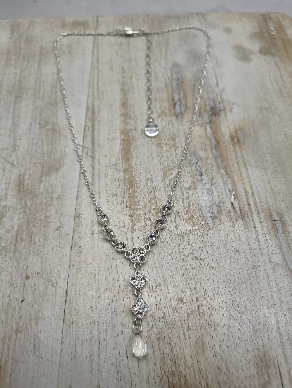 Givenchy Silver-tone Crystal Necklace